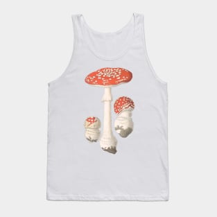 Vintage Mushroom Illustration Tank Top